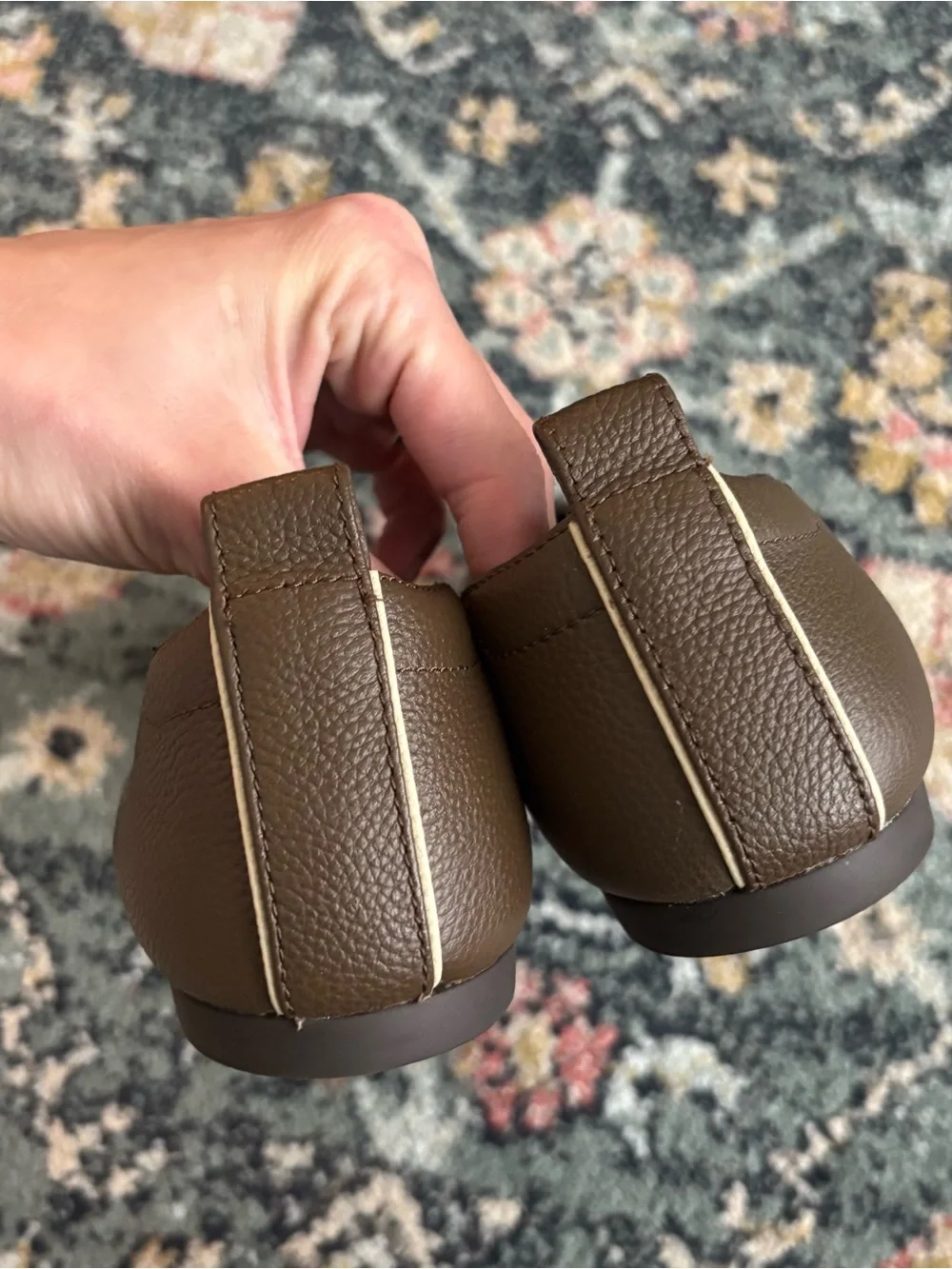 Everlane The Day Glove Leather Flats in Cocoa Brown Sz 6.5 - Picture 8 of 11